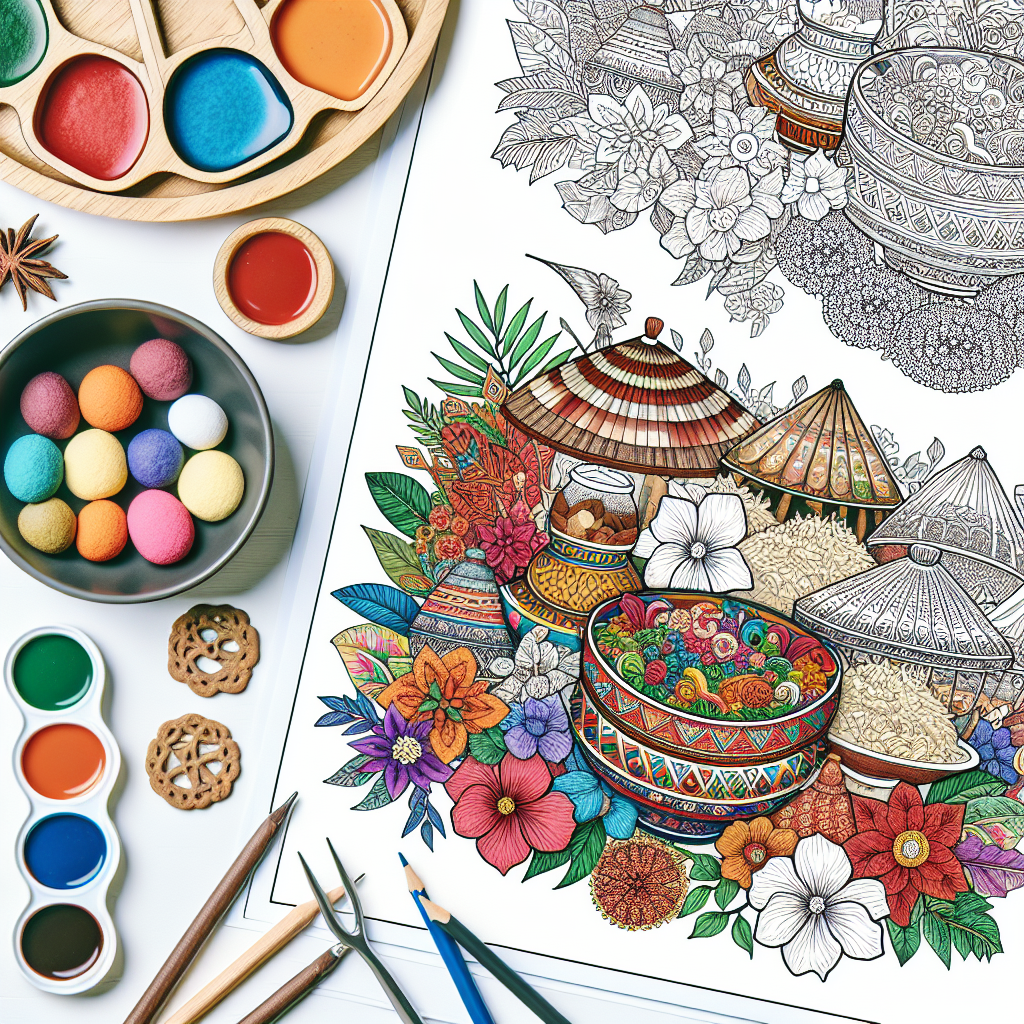 Menggali Kreativitas: Mewarnai Gambar Makanan Tradisional Indonesia yang