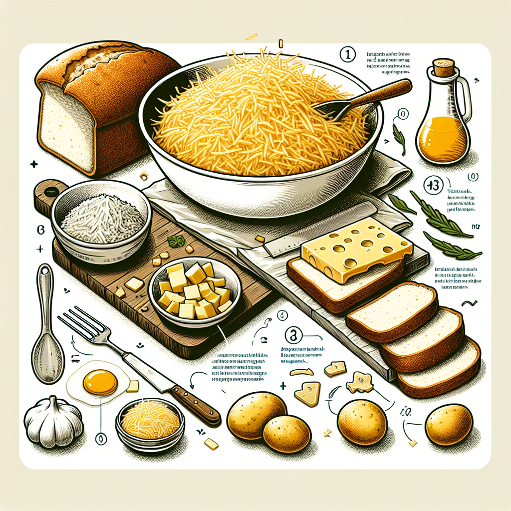 Delicious Potato Cheese Bread Recipe: Step-by-Step Guide